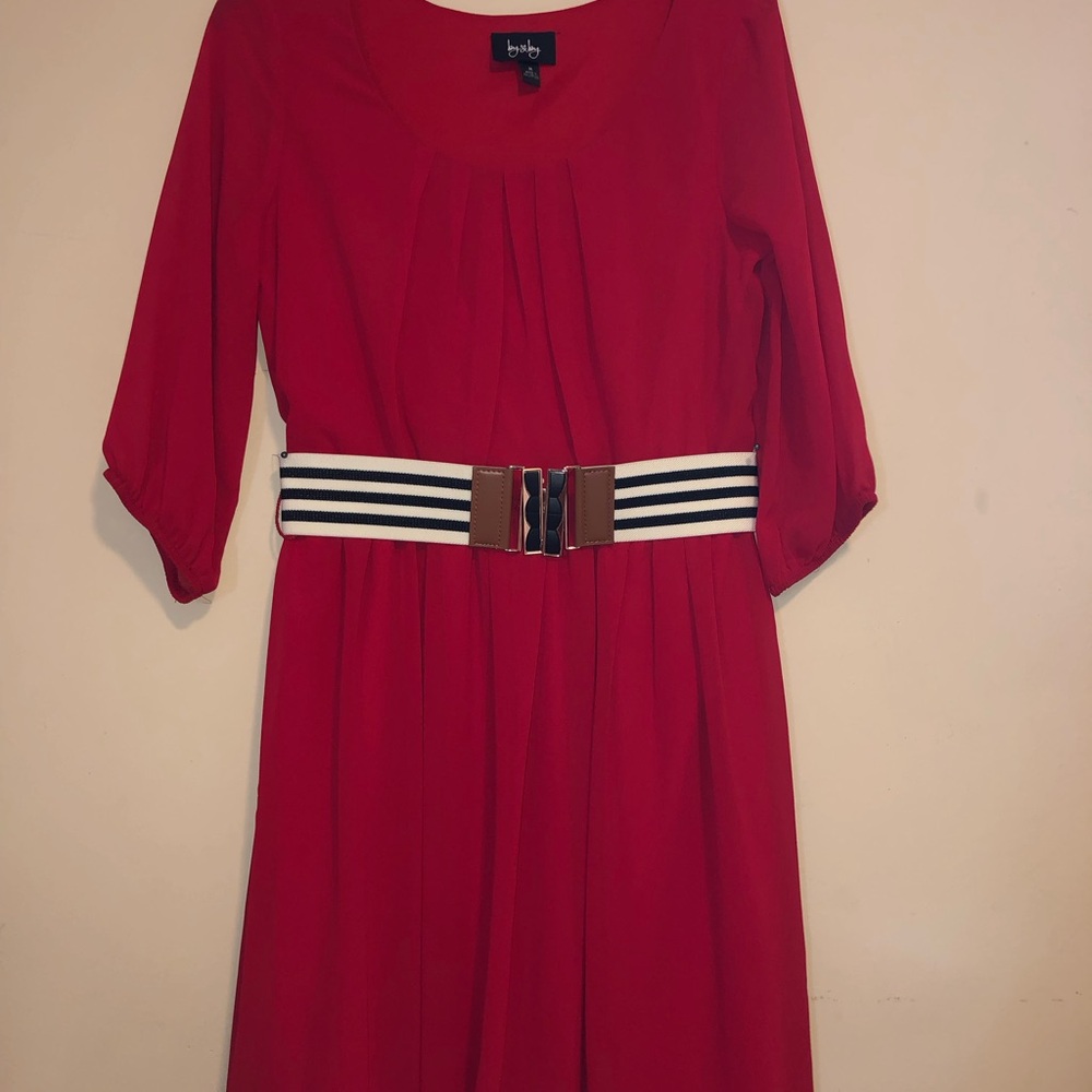 By & By Vibrant Red Dress